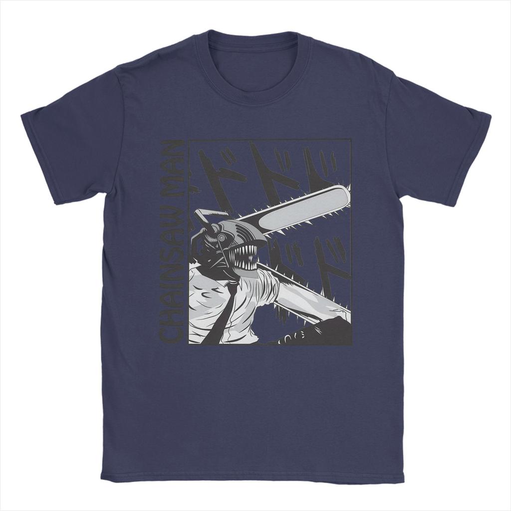 Mens TShirt Chainsaw Man Reze TShirts Hip Hop Anime Movie Summer Tee Shirt Vintage Casual Cotton Tops Gift Idea