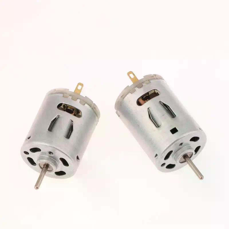 1 Piece DC Motor 12V 365 385 High Speed Carbon Brush Electric Motor DIY Toy Fan Mini Micro Motor For Hair Dryer