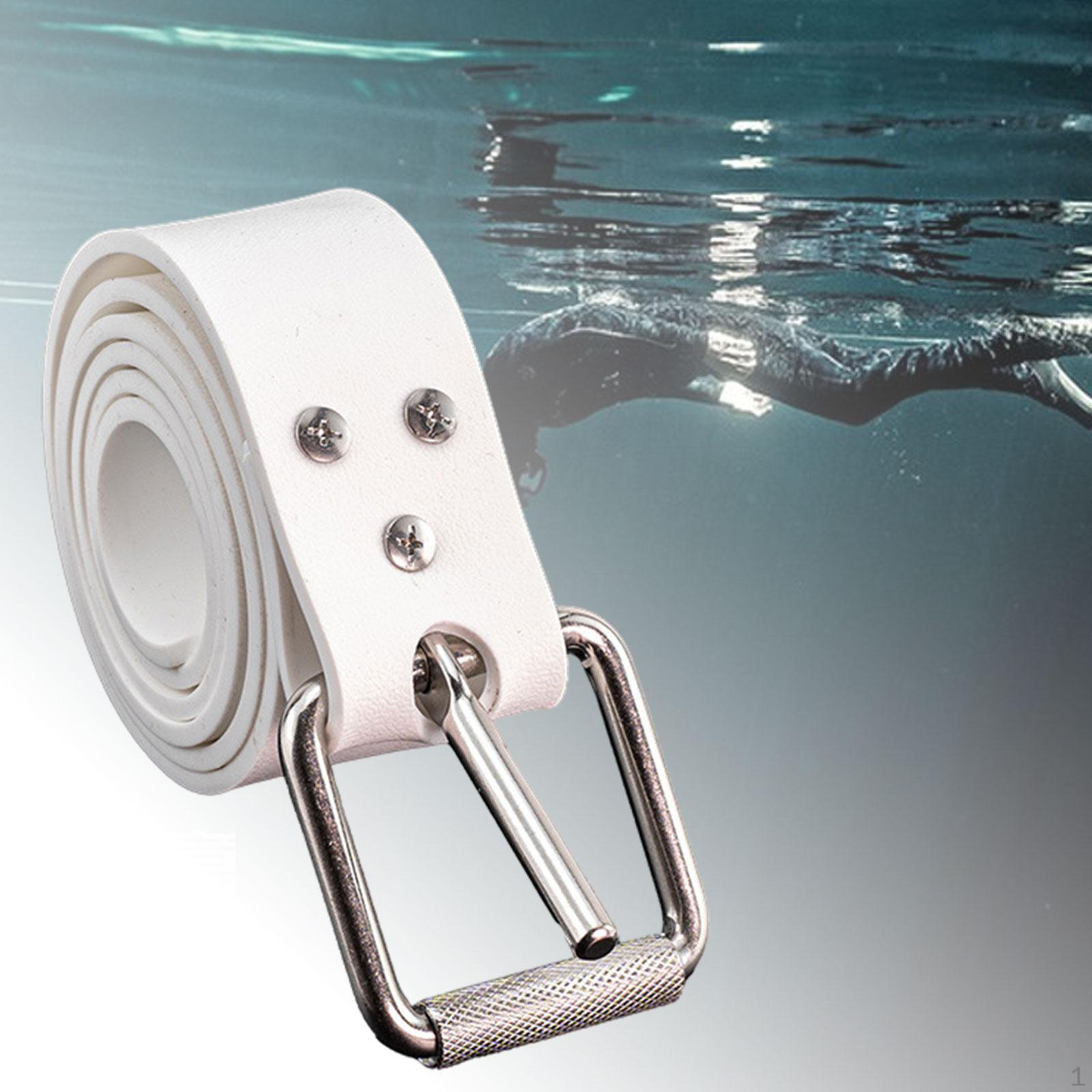 

Грузовой пояс для дайвинга длиной 53,15 дюйма для подводного плавания и фридайвинга белый