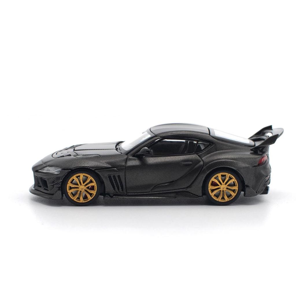 POP RACE 1/64 Darwin Pro 66G WBK Supra A90 Carbon Edition Kovový model auta PR640398 Společnost Genesis
