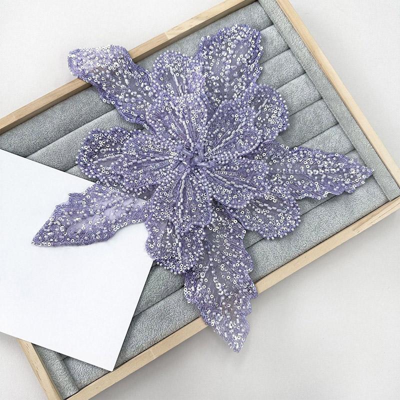 

1шт корсаж многослойный полиэстер ручная работа ткань наклейка аппликация пайетки одежда ткань швейный материал