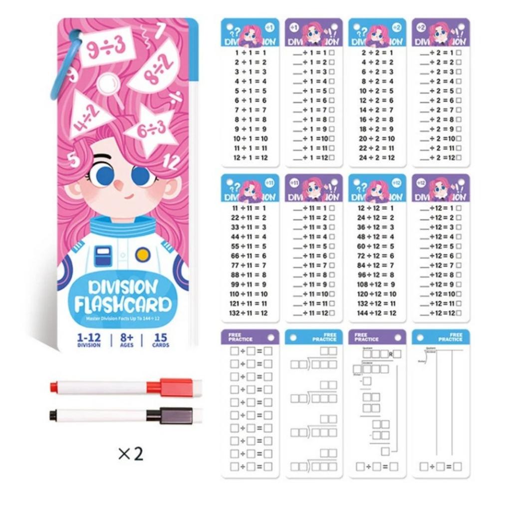 Mathematical Calculations Montessori Math Toy Beginners Practice Arithmetic Fraction Test Card Learning Tools for Primary School