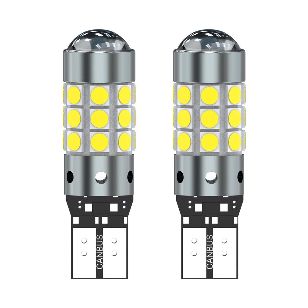 

2 шт. W5W T10 LED CANBUS без ошибок 27SMD 3030 светодиодные чипы 194 168 салон автомобиля боковые огни автомобильные лампочки карта плафоны 12 В лампа 6000 К белый