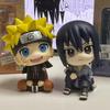 9cm Naruto Anime Figür Naruto Kakashi Aksiyon Figürü Q Versiyonu Kawaii Sasuke Itachi Figür Araba Dekorasyonu Koleksiyon Model Oyuncak