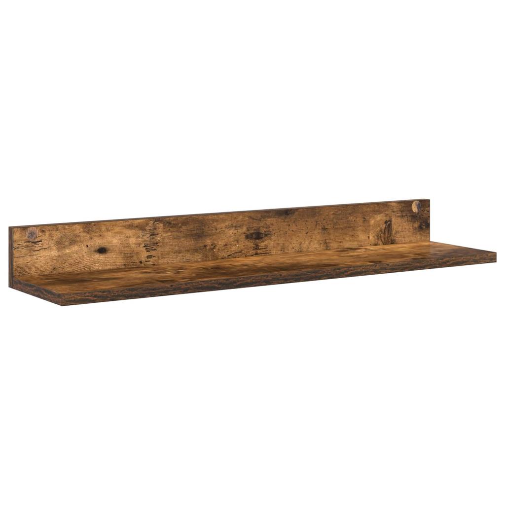 TV Cabinet Set 4 pcs Smoked Oak Engineered Wood