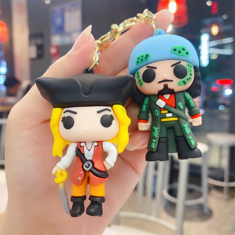 Key Chain Doll Small Gift Captain Jack Doll Key Chain