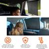 Black Car Side Window Sun-Shade Retractable Car Window Sun Visors  Auto Truck