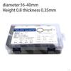 Watch Gaskets for Front Glass Round Gasket 49 Sizes Jewelers Case Cover Waterproof Jewelry