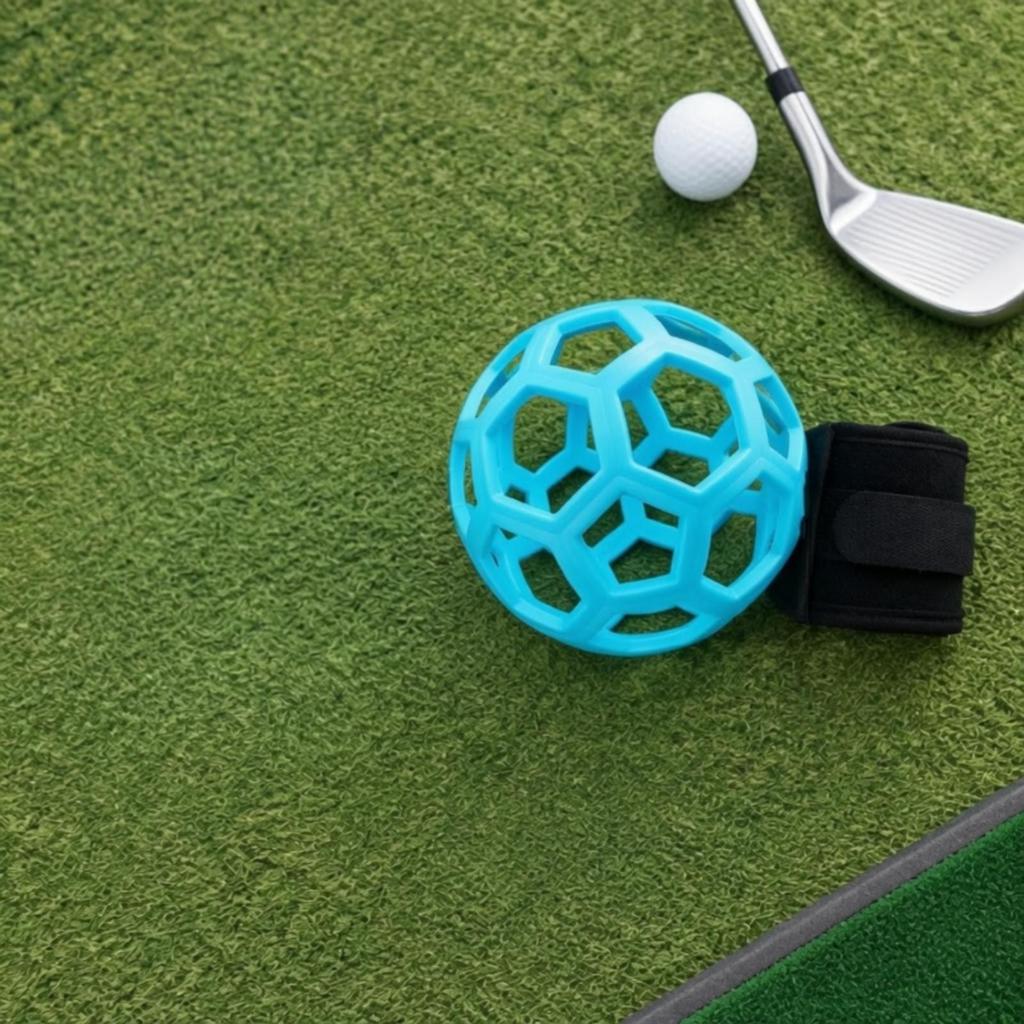 Golf Swing Training Aid with Wrist Strap Non-Slip for Indoor, Golfers