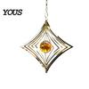 Outdoor Bird Scarer Stainless Steel Reflective Wind Spinners, Garden Decor, Sparkly Spinner, Devices Deterrent to Repellent Pendant Scare Birds