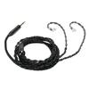 Earphone Cable Fit for ZS10 PRO AS10 PRO X 16 Cores Silver Plated OFC 3.5MM To QDC 2 Pin Headset Earphone Cable