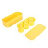 Silicone   Tray Easy Release Hollow Cylinder  s Maker with Spill Resistant Removable Lid Bin for   Ice Drink Cocktail