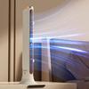 Bladeless Fan Space-Saving Air Condition Fan 3 Speed Quiet Desktop Cooling Fan Adjustable Vents Oscillating Fan for Bedroom Home