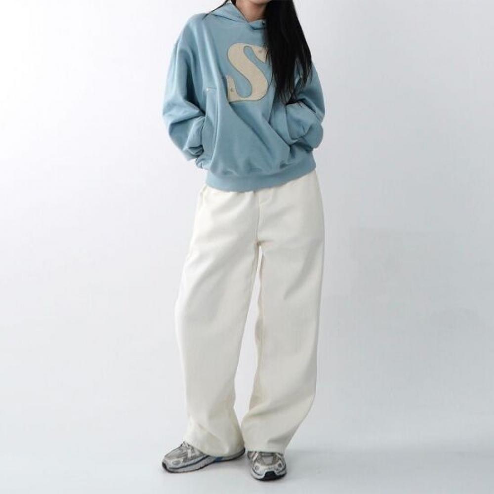Onl Women Heavy Fleece Corduroy Wide Pants