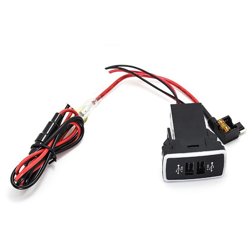 

1 шт., зарядное устройство для внешнего освещения, автомобильный интерфейс, двойной разъем, двойной QC3.0 для Honda Pilot 09-12 CRV QC3.0 fast charge