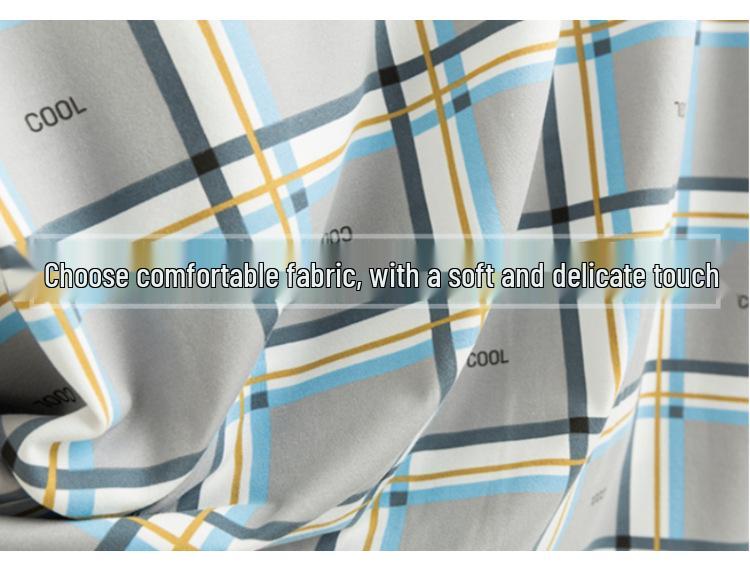 Men's Artistic Cardigan Pajama Set - Spring & Autumn Styles with Long Sleeves and Pants, Plus Size Available