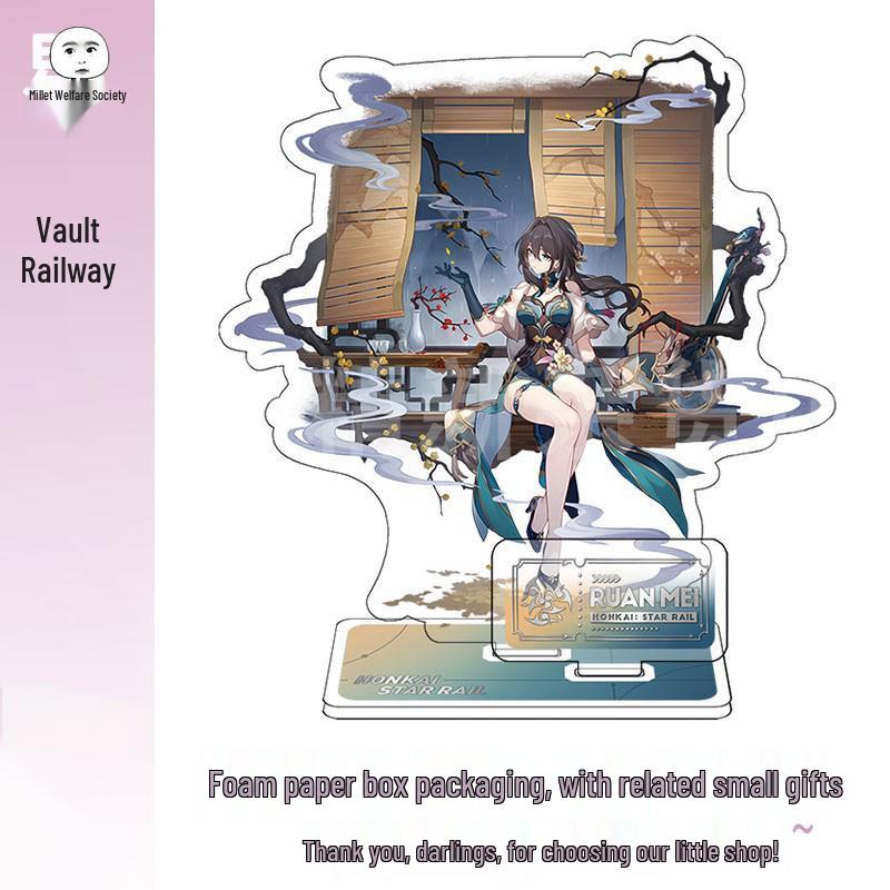 miHoYo Star Rail Firefly Dan Heng Luna Figurine Set: Acheron, Aventurine, Kafka, Silver Wolf, Jingliu, Xueyi Standees