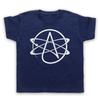 Atomic Whirl Atheist Symbol American Logo Anti Religion Kids Childs T-Shirt