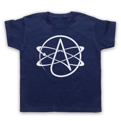 Atomowy Wir Symbol Ateistyczny Amerykańskie Logo Anty Religia Dziecięca Koszulka