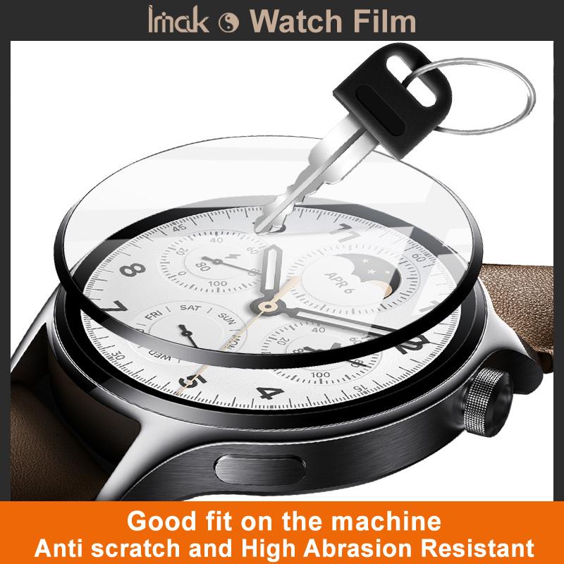 IMAK Uhrenschutzfolie für Honor Watch 6 Plus HD Klar Kratzfestes Gehärtetes Glas