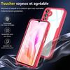 Coque 360 - Samsung - Galaxy A15 5G - Protection Intégrale - Rouge - Absorption des chocs