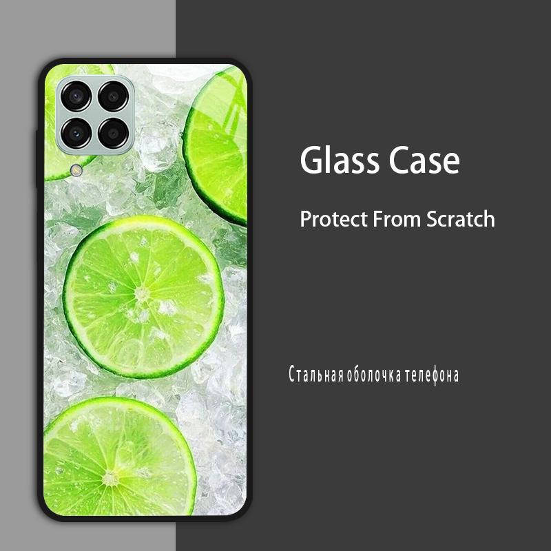 M53 5G Case For Samsung Galaxy M53 Case for Samsung M33 Tmepered Glass Case Fundas For Galaxy M23 A12 M12 A22 5G F23 Phone Cases