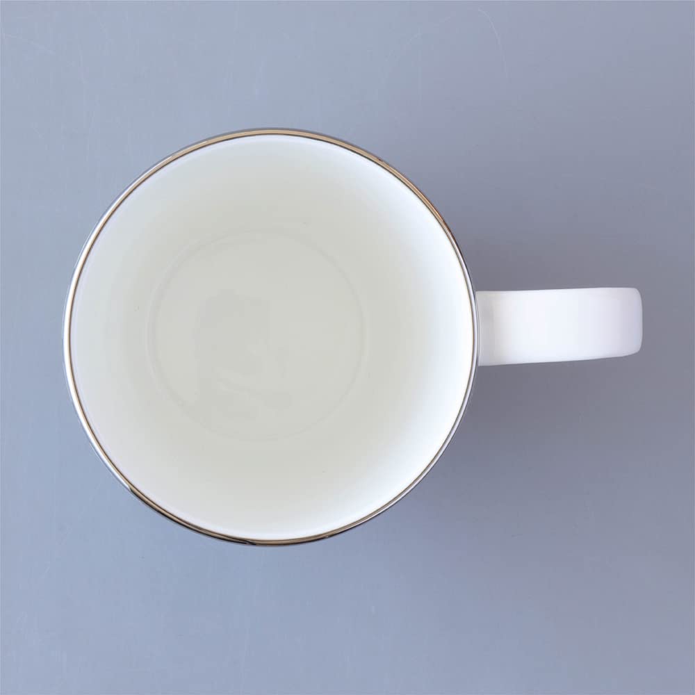 NARUMI Shagreen Mug, 380cc, Black, Modern and Simple Design, Father's Day Gift, Gift Boxed, 50994-2731