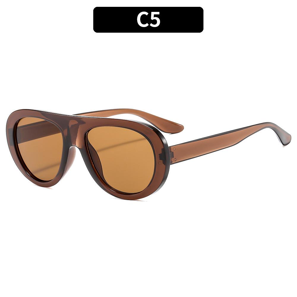 

Женские солнцезащитные очки, модные овальные солнцезащитные очки для мужчин и женщин, очки-авиаторы