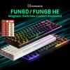 Akko MonsGeek FUN68 FUN60 PRO&MAX HE מקלדת מגנטית 60% 65% מקלדות גיימינג Rapid Trigger 8K מקלדת מותאמת אישית גיימר Esports