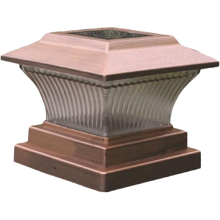 Solar Powered Garden Light Pillar Light Outdoor Decorative Lamp for Courtyard