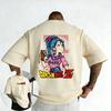 Dragon Ball Trendy Hot Items Anime Cotton Tshirt 2026 Summer New Bulma Printed Mens Womens Trendy Casual Parent Child Top