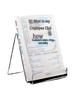 Transparent Acrylic Bookstand: Bookshelf Bookend & Desktop Display Rack