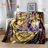 2025 New Yu-Gi-Oh Blue Eyes Dragon Monster Gold Card Cartoon Game Soft Blanket,Soft Throw Blanket for Home Bedroom Bed Sofa Gift