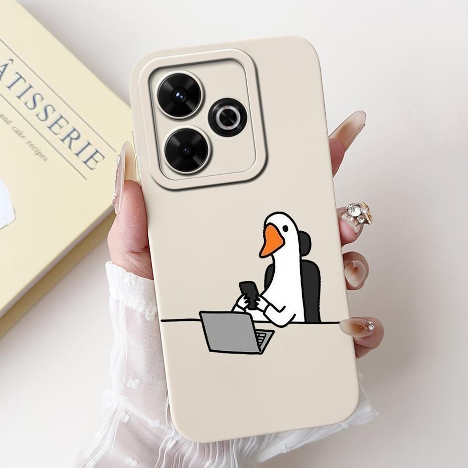 

Для Xiaomi Redmi 13 4G Чехол Новая Мода Цветочные Девочки Мягкий Силикон Матовый Чехол Для Xiaomi Redmi 13X Funda Redmi13x Coque Redmi 13X