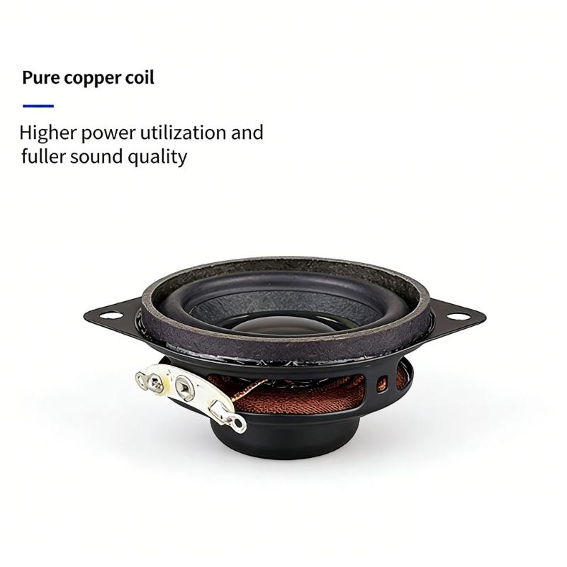 45mm 1.75inch Full Ranged Speaker 4Ohm 5W With Natural Rubber Edged And Double Ears For Multimedia Devices