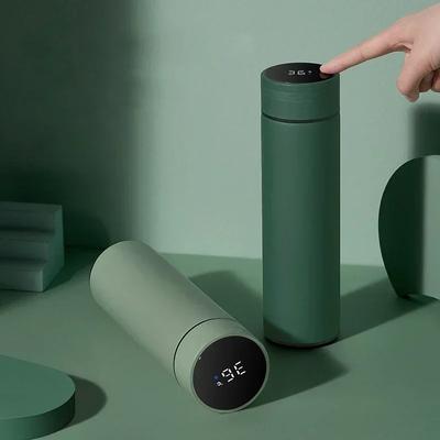 Tazza Termica Intelligente Isolata con Separazione Acqua e Tè da 500 ml, Borraccia Termos in Acciaio Inossidabile, Bollitore Sottovuoto, Tazza da Caffè, Tazza Termos