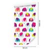 Colorful Elephants and Hearts Wallpaper for Living Room and Bedroom 50x1000