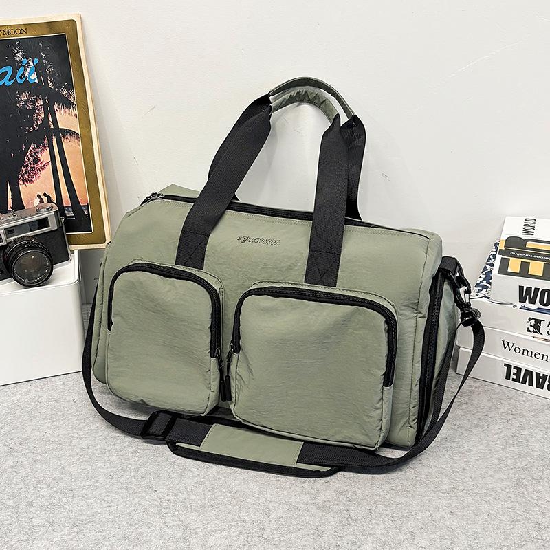 Portable independent bag, leisure travel bag, female messenger, large-capacity sports fitness bag, multi-pocket storage, luggage bag.