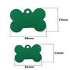 Bone Shaped Pet ID Tag Personalized Dog Cat Name Tags Anti-lost Free Engraving Collar Pendant Bone for Small Medium Large Pet