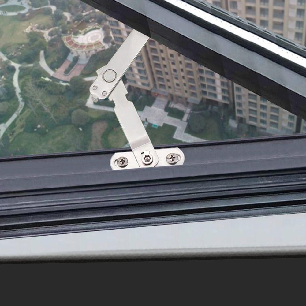 Window Hook Latches Cabinet Locks Window Protection Casement Blocking Window Support Limiter Locator Adjustable Lock Protector
