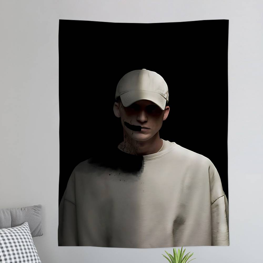 NF Rapper Printed Large Wall Tapestry Art Science Fiction Room Home Decor Decor Blanket