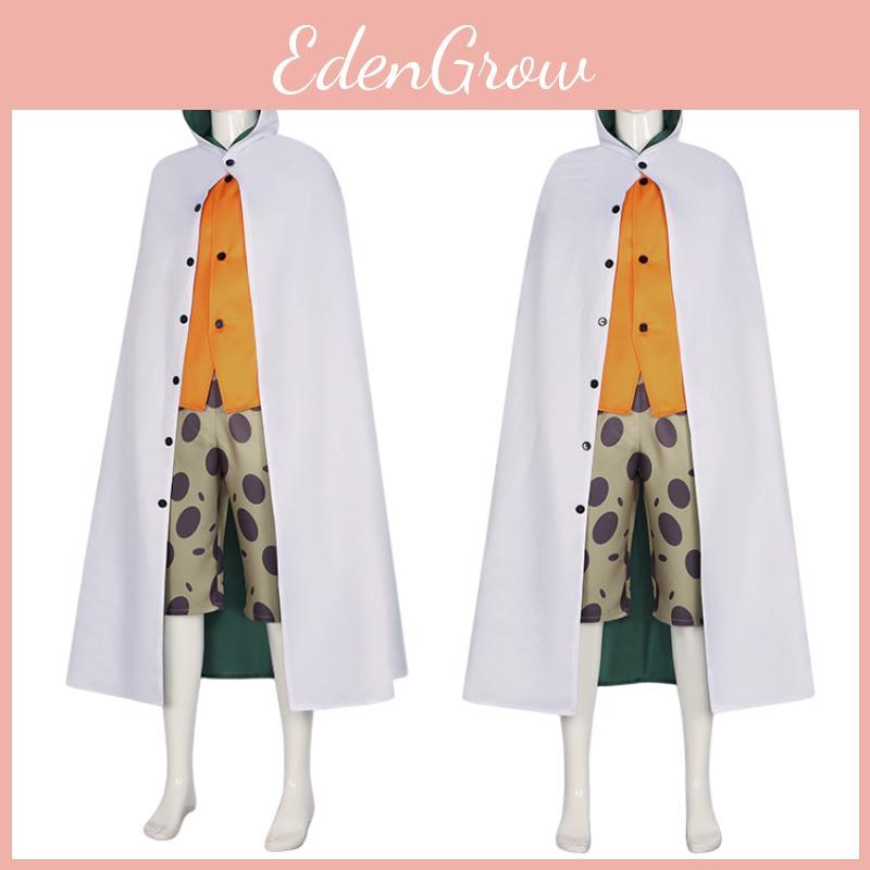 Vysoce kvalitní Cosplay oblek Silverse Rayleighta z One Piece Halloweenský outfit