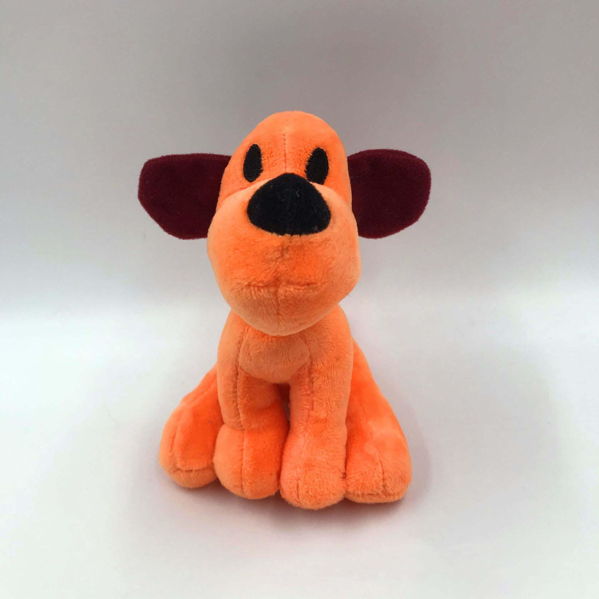 6Stile Pocoyo Plüschtier Kawaii Kleiner P Youyou Plüschtier Barto Ente Welpe Lula Ellie Elefant Plüschtiere Kinderspielzeug black