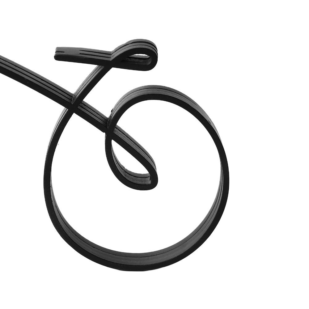 Black Wireframe Bike Metal Sculpture Iron Cycling Themed Desktop Decor Living Room Shelf Ornament