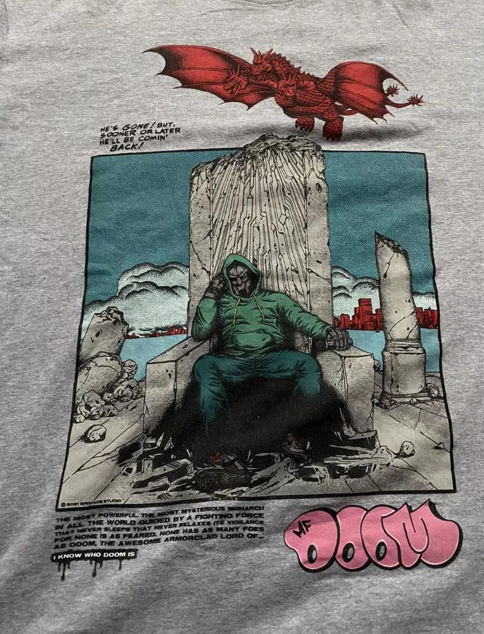 

Mf Doom X Akira fan art graphic Short Sleeve T-shirt, size S-4XL XL