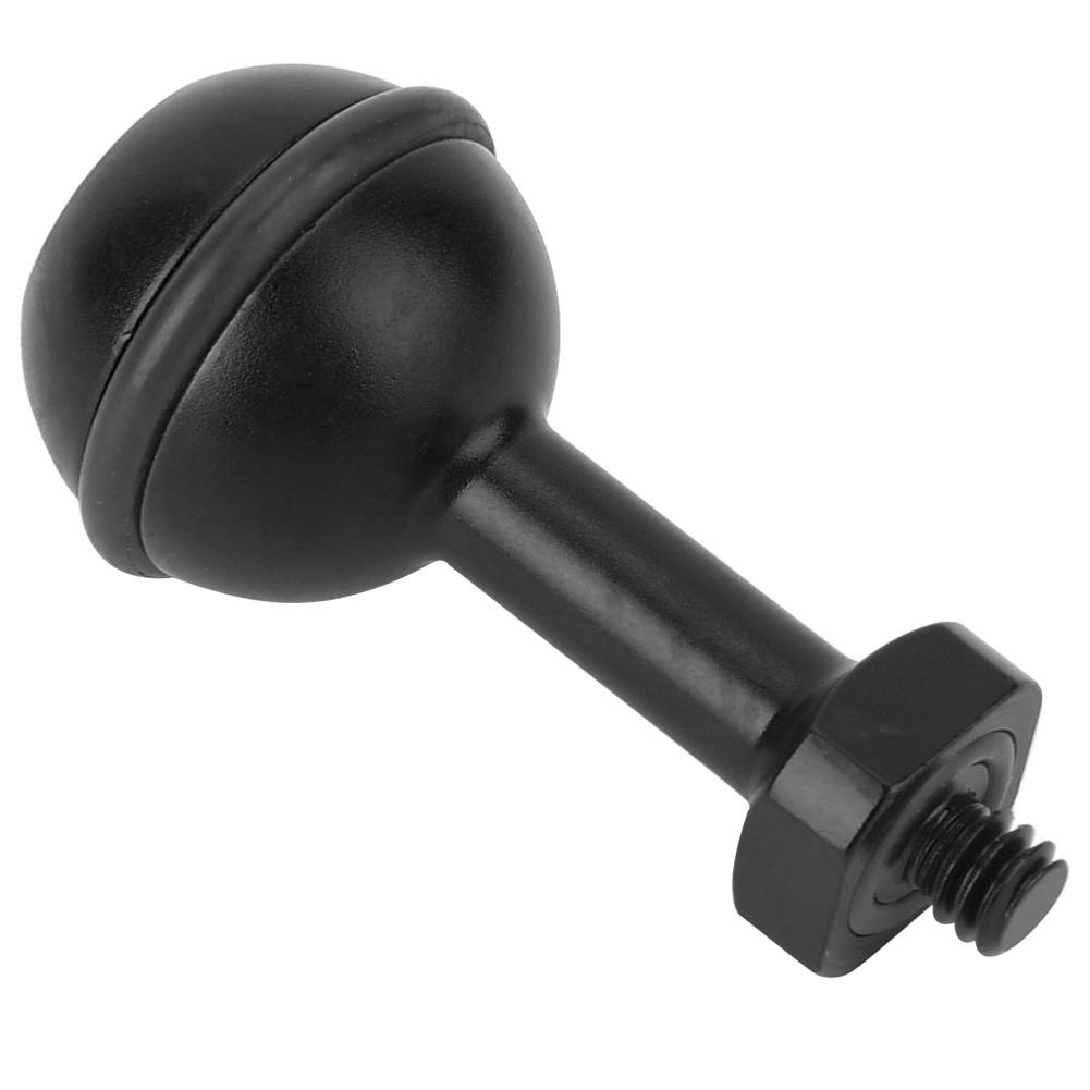 Aluminum Alloy Diving Bracket Action Camera Ball Head Base Fill Light Holder Mount 1 4   Screw