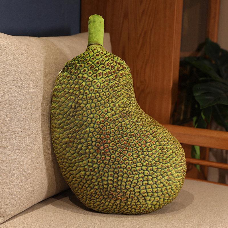 3D Fruit Plush Toy Cushion - Creative Cute Lumbar Pillow for Office & Photo Studio Decor