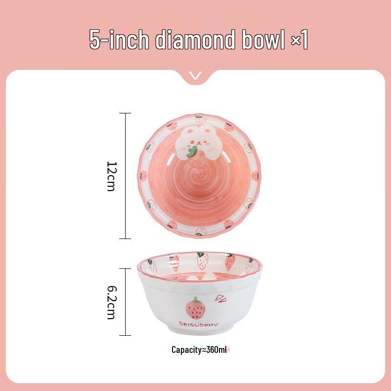 Cute Cartoon Ceramic Dinnerware Set