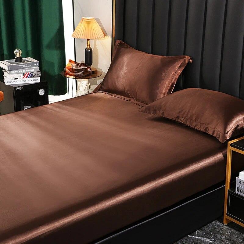 

Простыня из шелка шелковицы, очень мягкая и шелковистая простыня для двуспальной кровати размера «queen-size», однотонные покрывала без наволочки 180x200x30cm