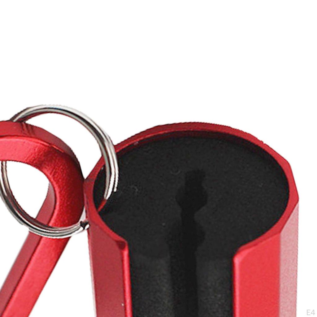 Fishing Rod Holder Clip with Keychain Attachment